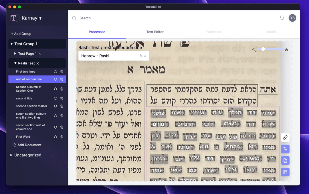 Textualize